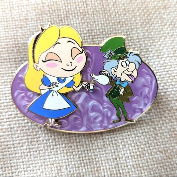 Other - badwolfpins alice in wonderland Disney fantasy pin LE 35 bad wolf pins hatter